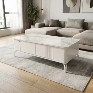 Tavoline Marble White