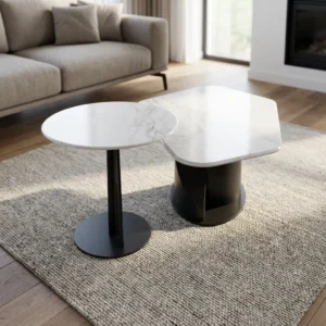 Tavoline Marble Duo Set