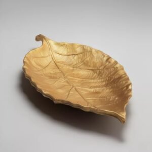 Pjatë Dekorative “Leaf Gold”