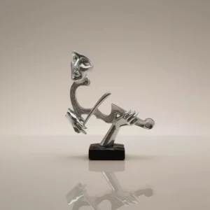 Figurë Dekorative Silver