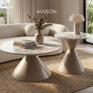Set Tavolina Pearl Beige